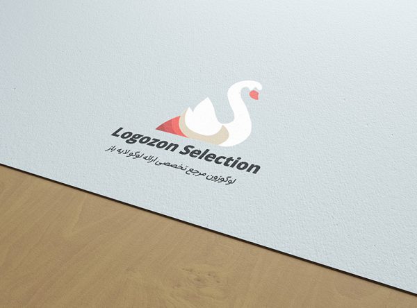 لوگو طرح پرنده قو - Image 2