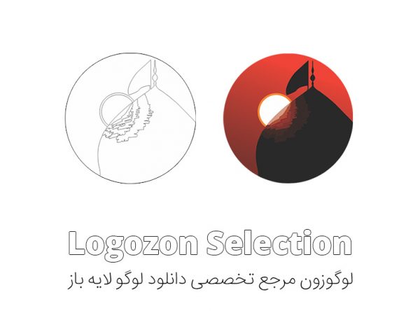 لوگو مذهبی طرح مسجد