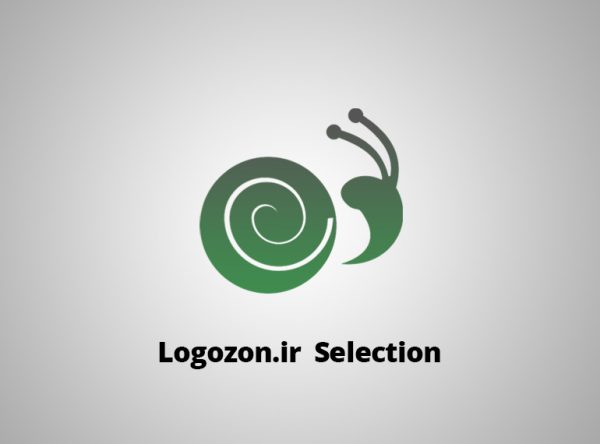 لوگو طرح حلزون