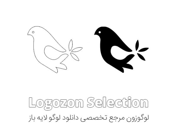 لوگو شکل دست و پرنده